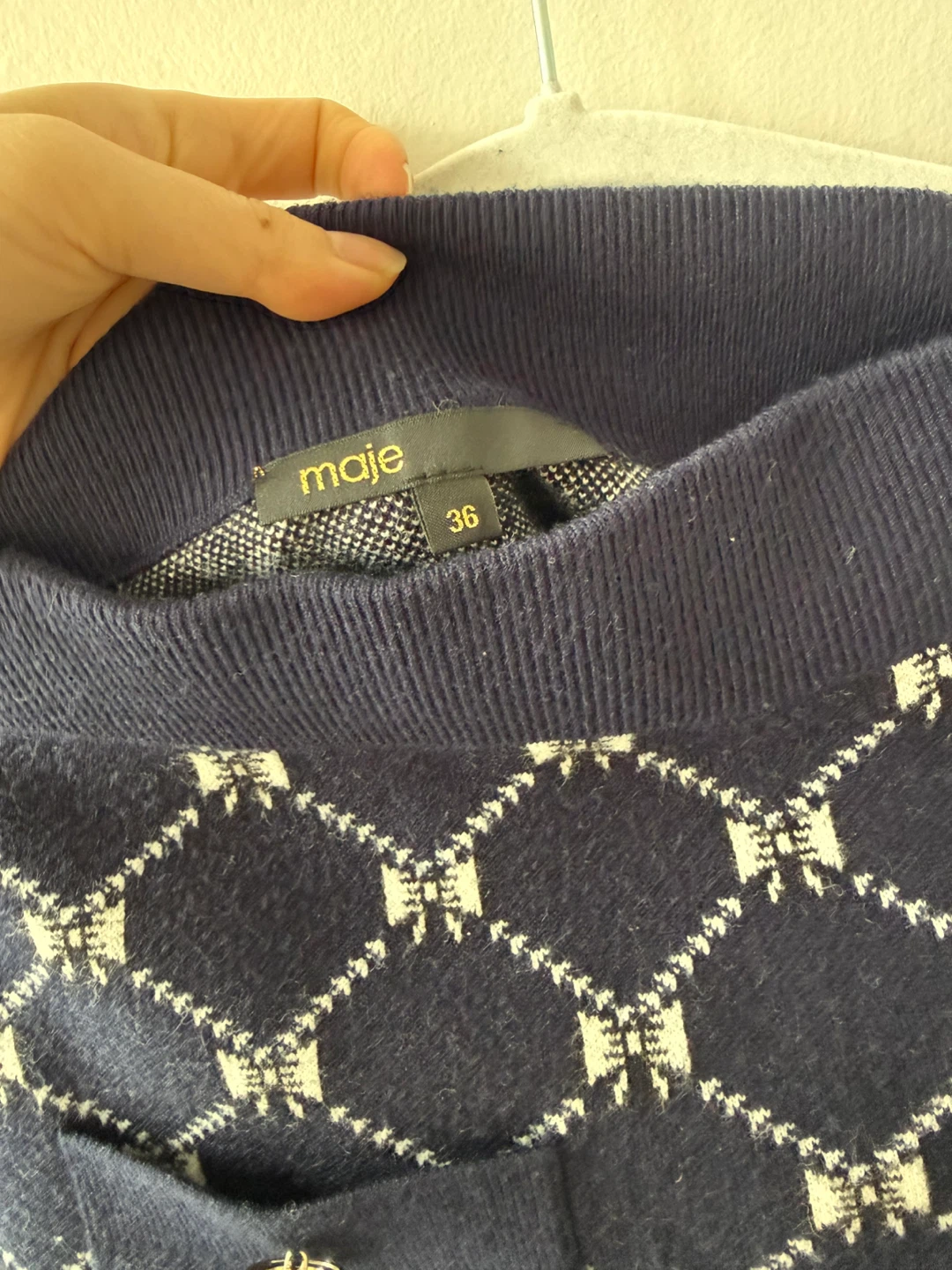 Maje Knit Mini Skirt Size 36 - photo 3