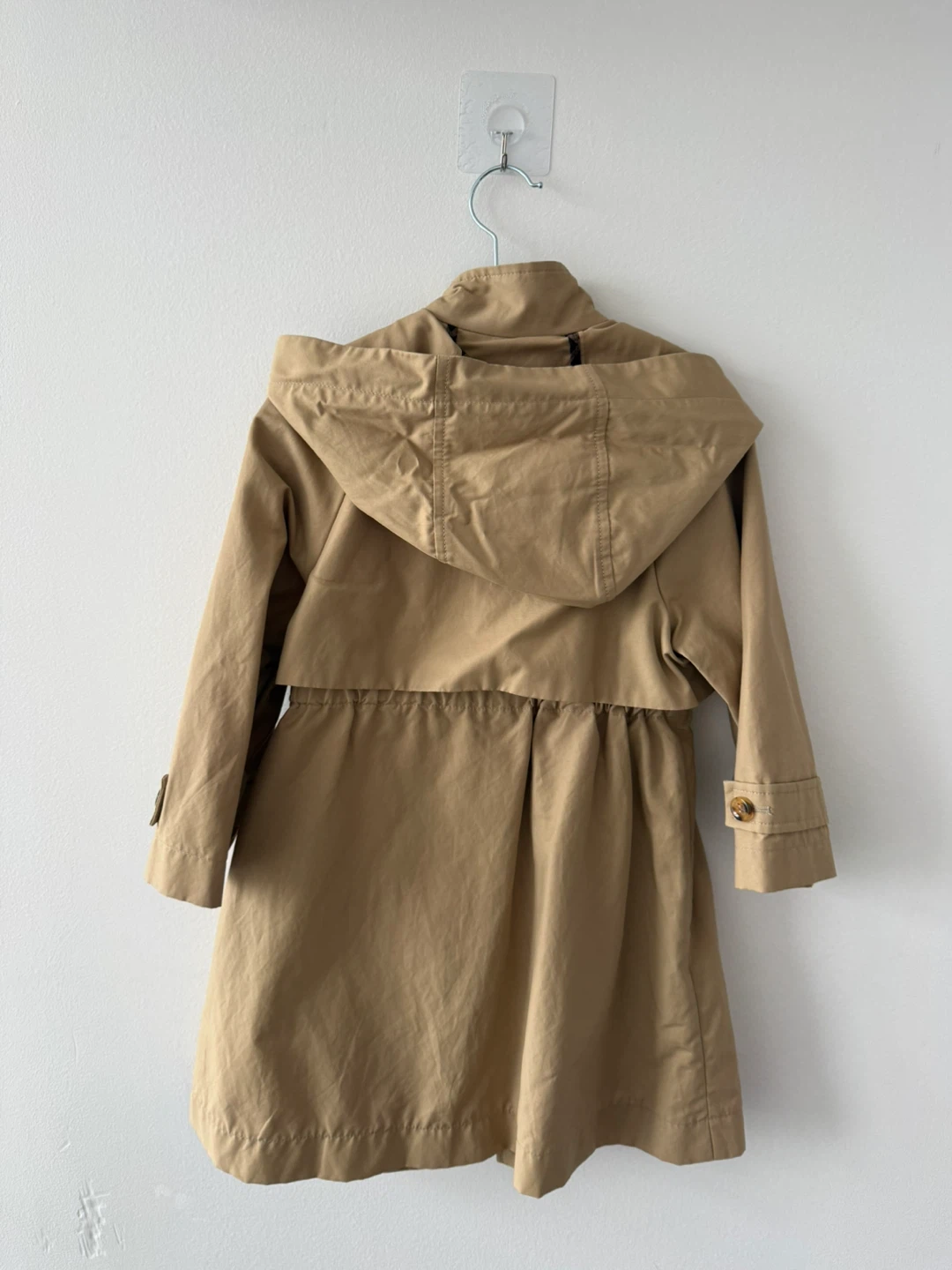 Fendi Kids Beige Hooded Trench Coat - photo 5