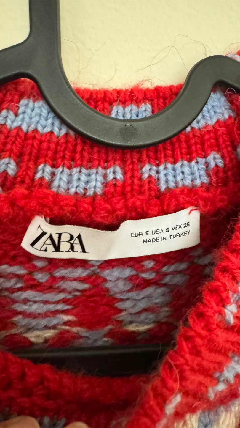 Zara Fair Isle Knit Sweater - photo 2