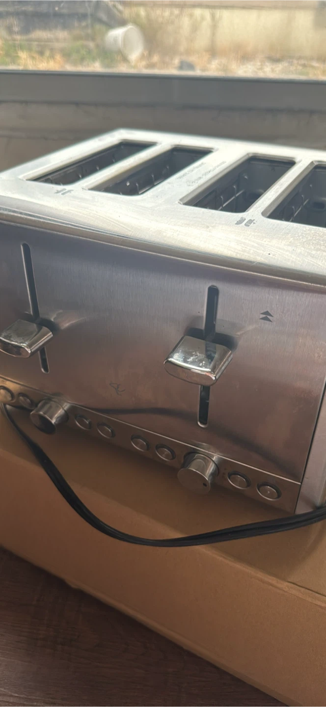 PC 4-Slice Stainless Steel Toaster