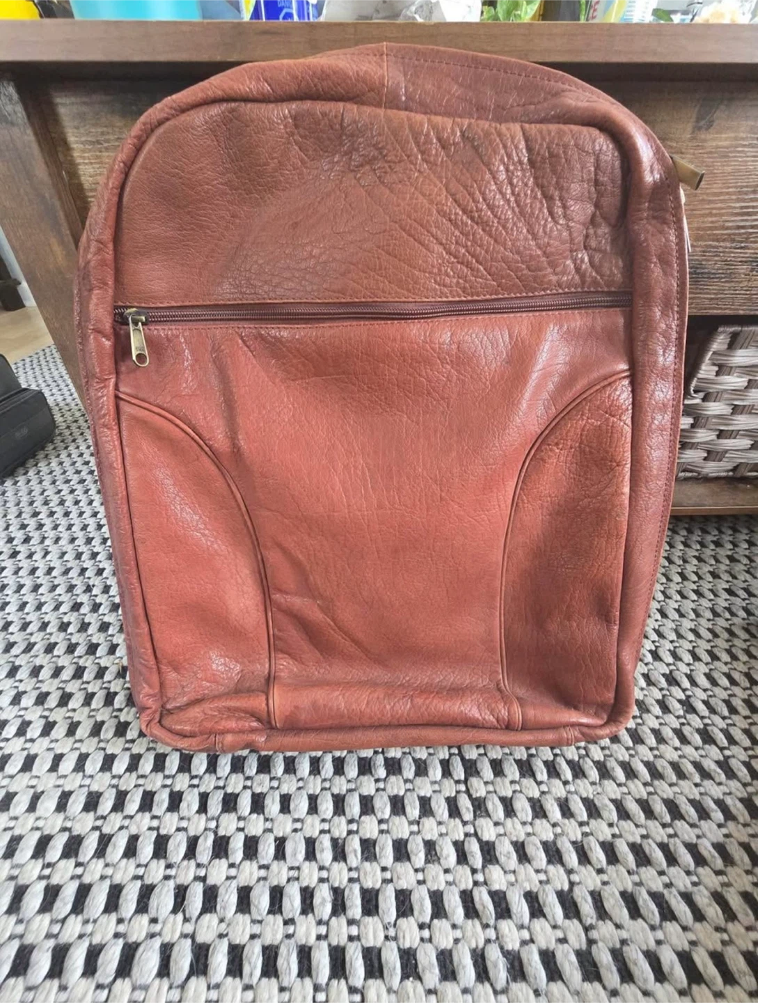 Adrian Klis Leather Backpack