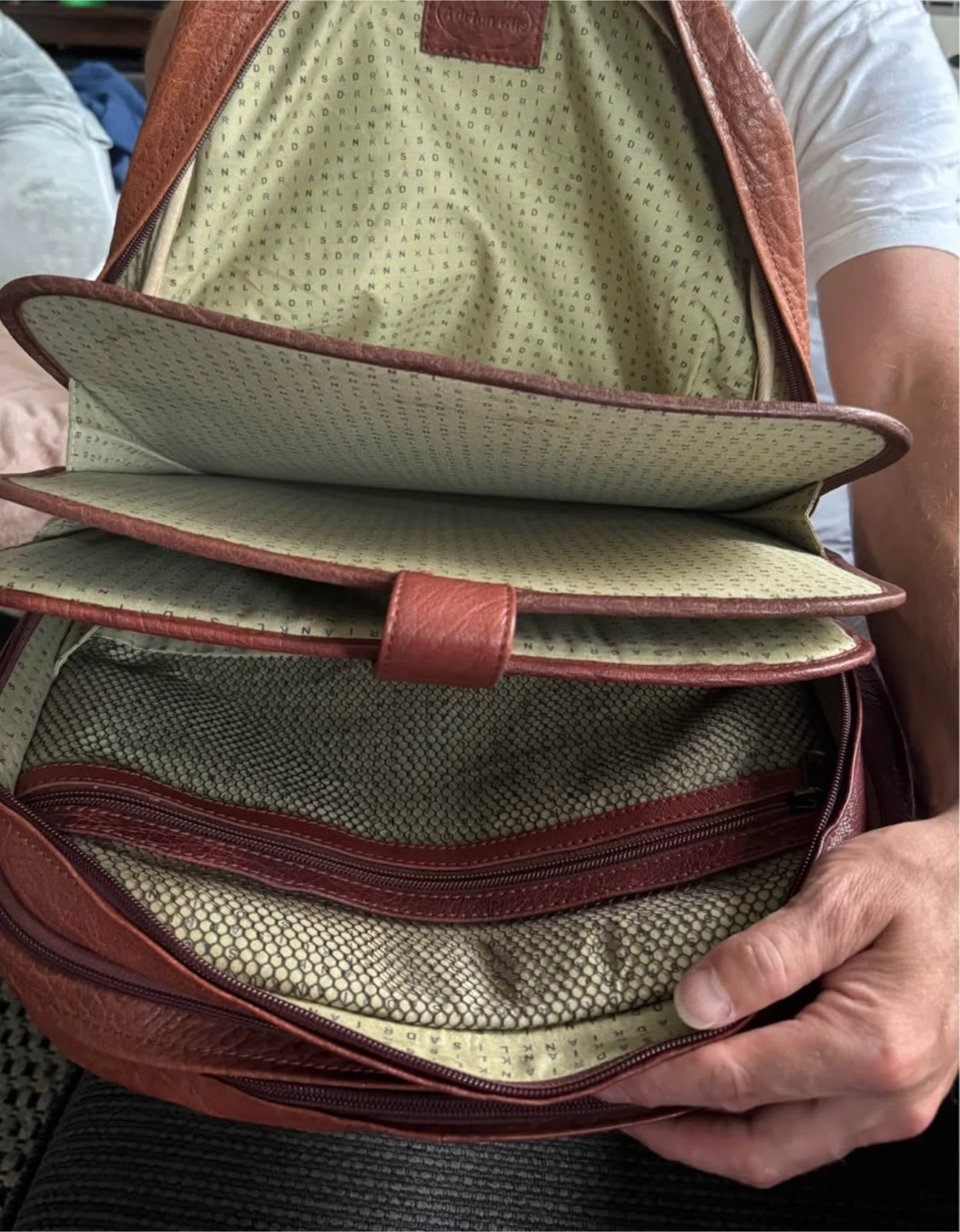 Adrian Klis Leather Backpack - photo 2