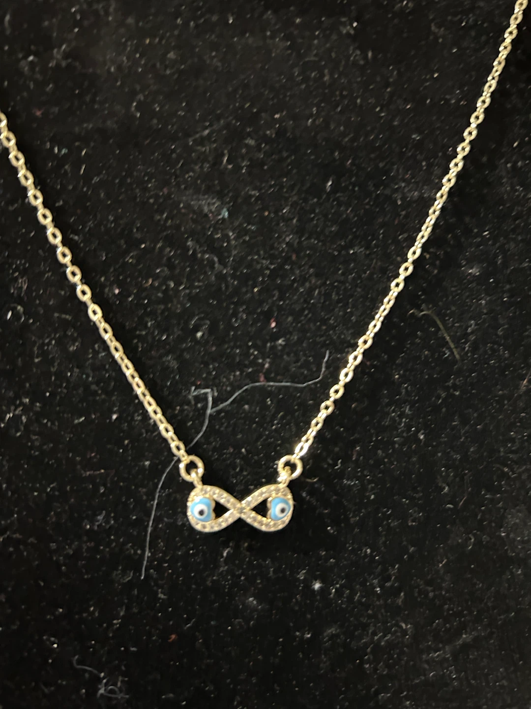 Infinity Evil Eye Pendant Necklace - photo 2