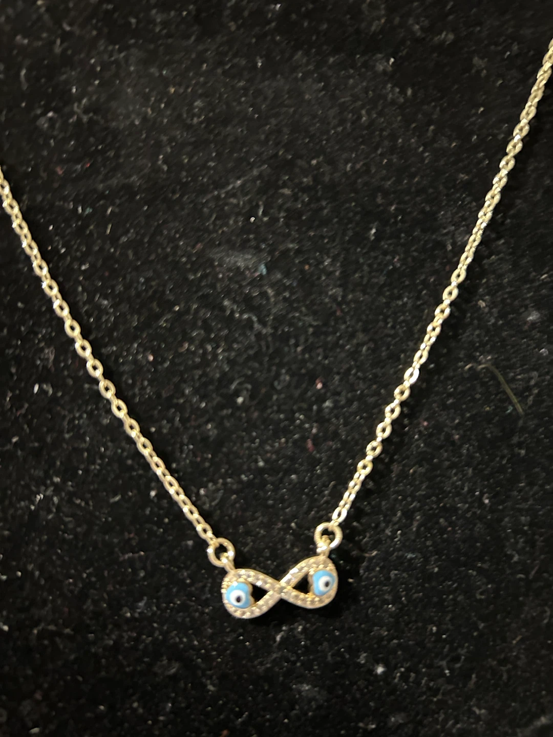 Infinity Evil Eye Pendant Necklace - photo 3