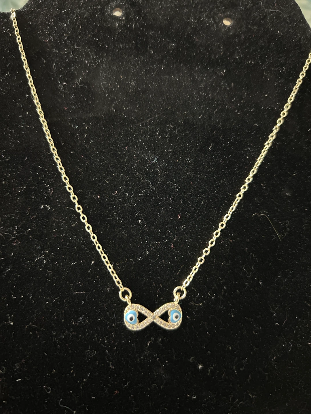 Infinity Evil Eye Pendant Necklace - photo 4