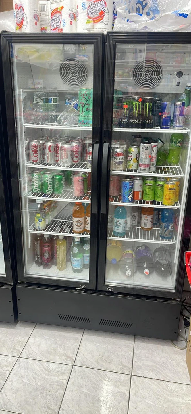 Double door beverage refrigerator - photo 2