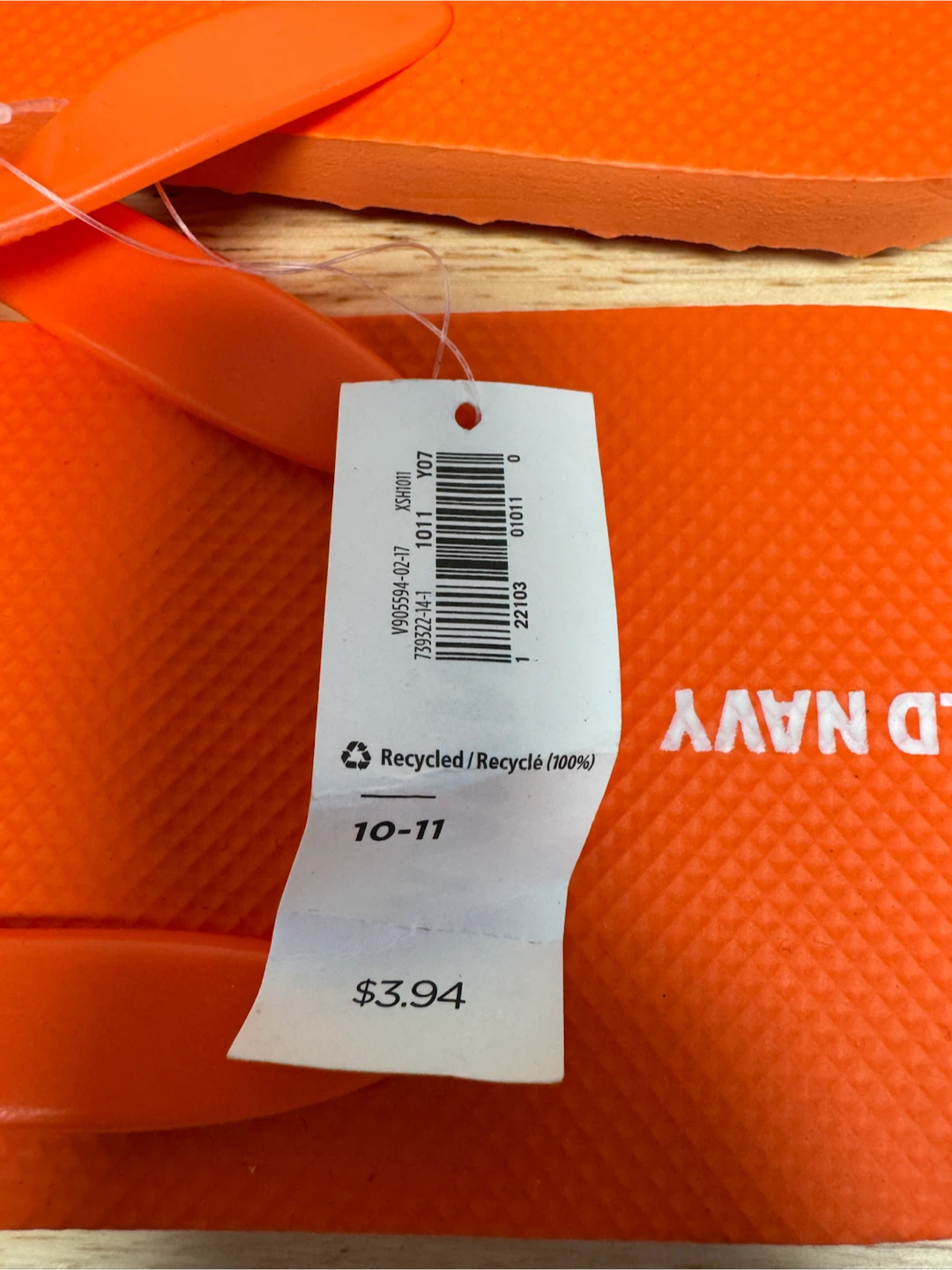 New Old Navy Flip Flops Orange - photo 2