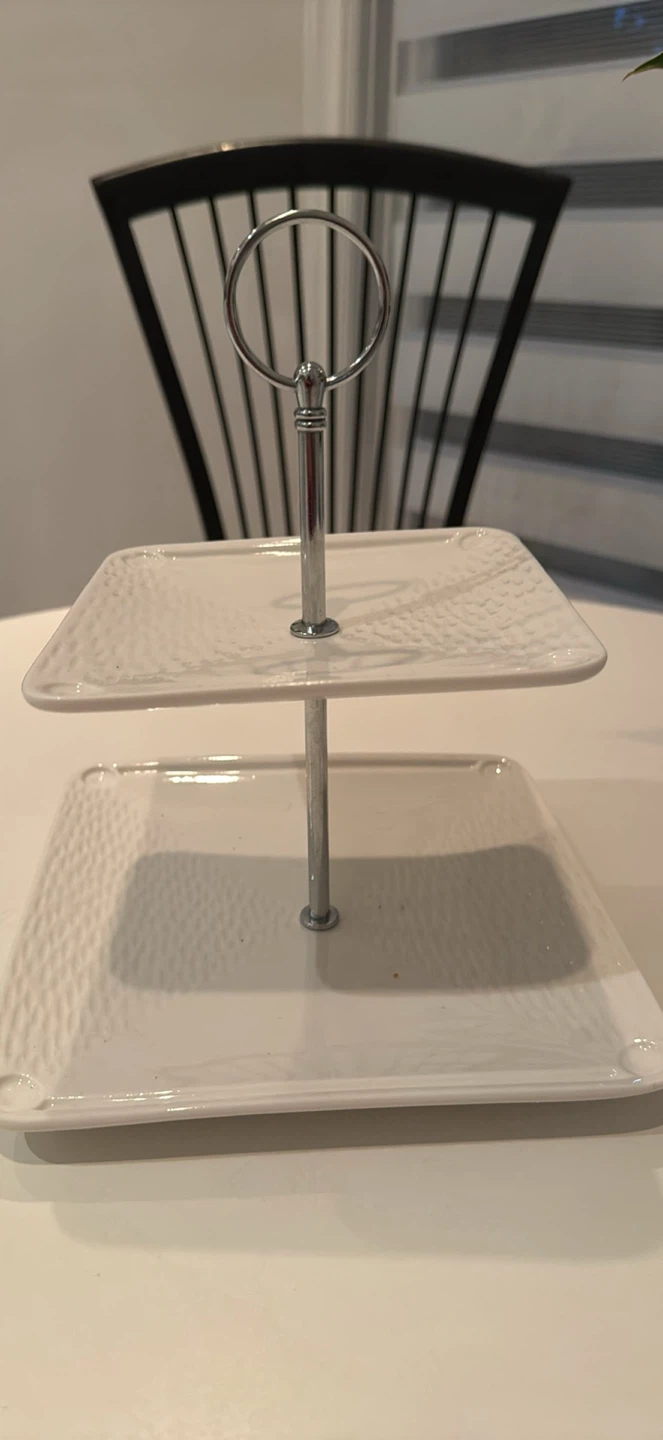 Two tier serving dish - photo 4