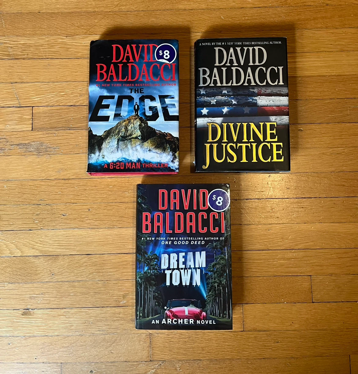 7 David Baldacci Books - pick 4,5,6 or 7