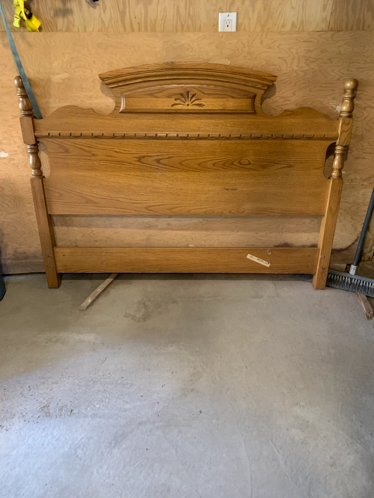 Solid Oak Headboard