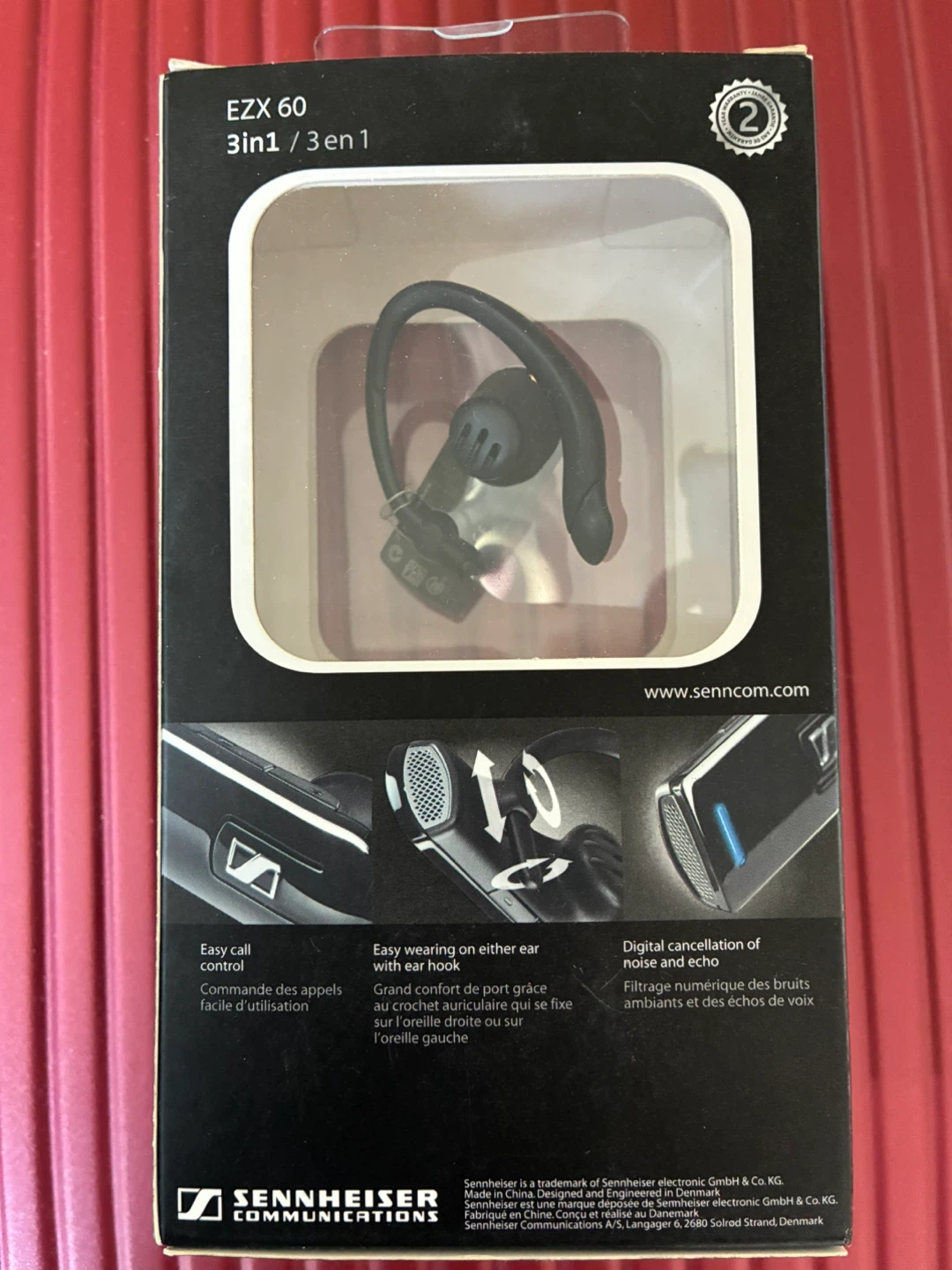 Sennheiser EZX 60 Bluetooth Headset - photo 3