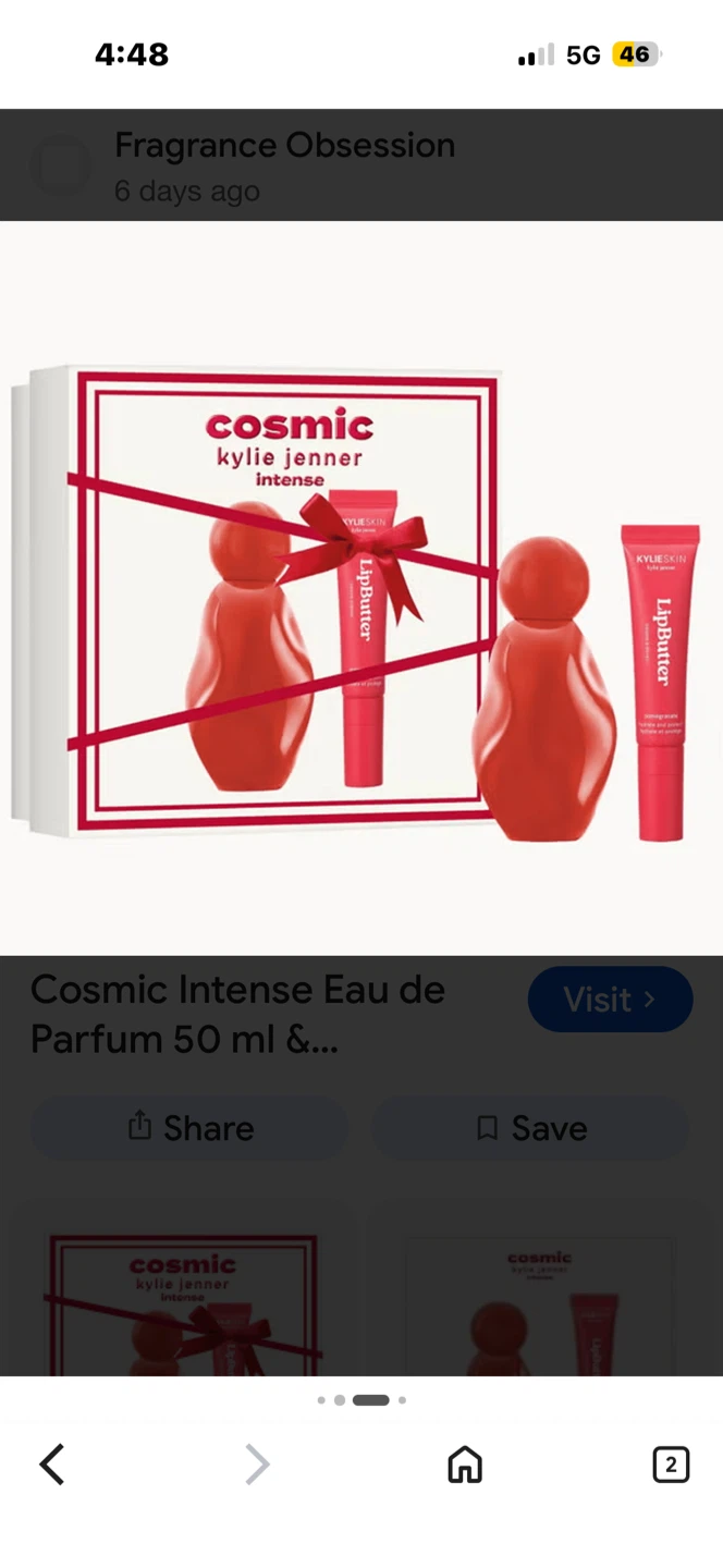 Cosmic Kylie Jenner Intense Eau de Parfum & Lip Butter Set