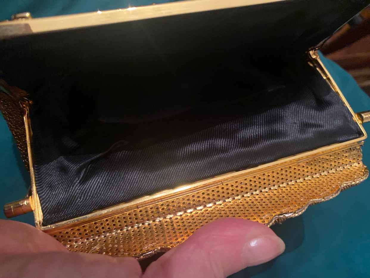 Vintage Beaded Copper Evening Bag - photo 3
