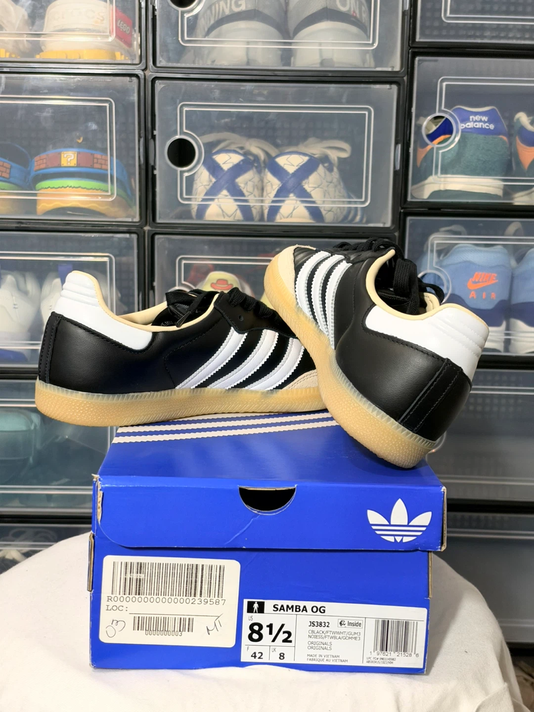 Adidas Samba OG Black White Gum Sneakers