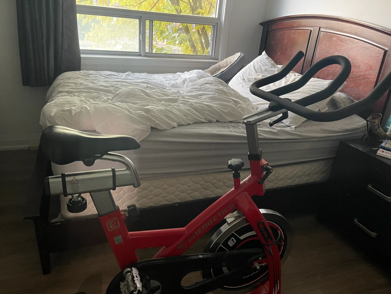 Energetics stationary exercise bike