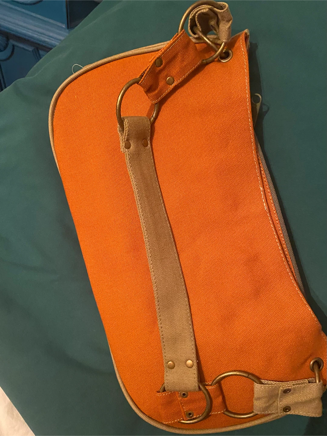 Orange Canvas Handbag - photo 2