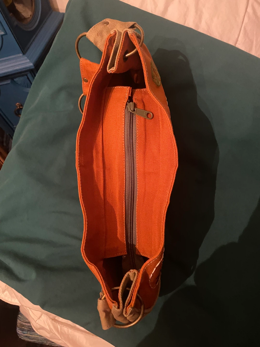 Orange Canvas Handbag - photo 3