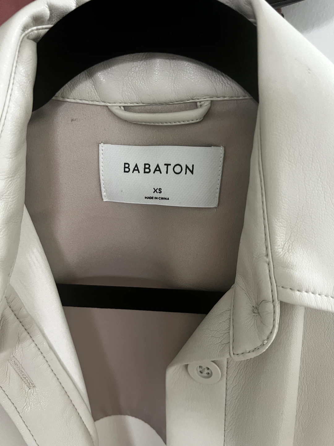 Babaton Leather Shirt Jacket - photo 3