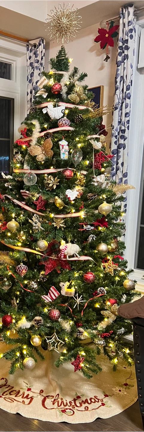 Artificial 8 ft pre-lit Christmas Tree - photo 2
