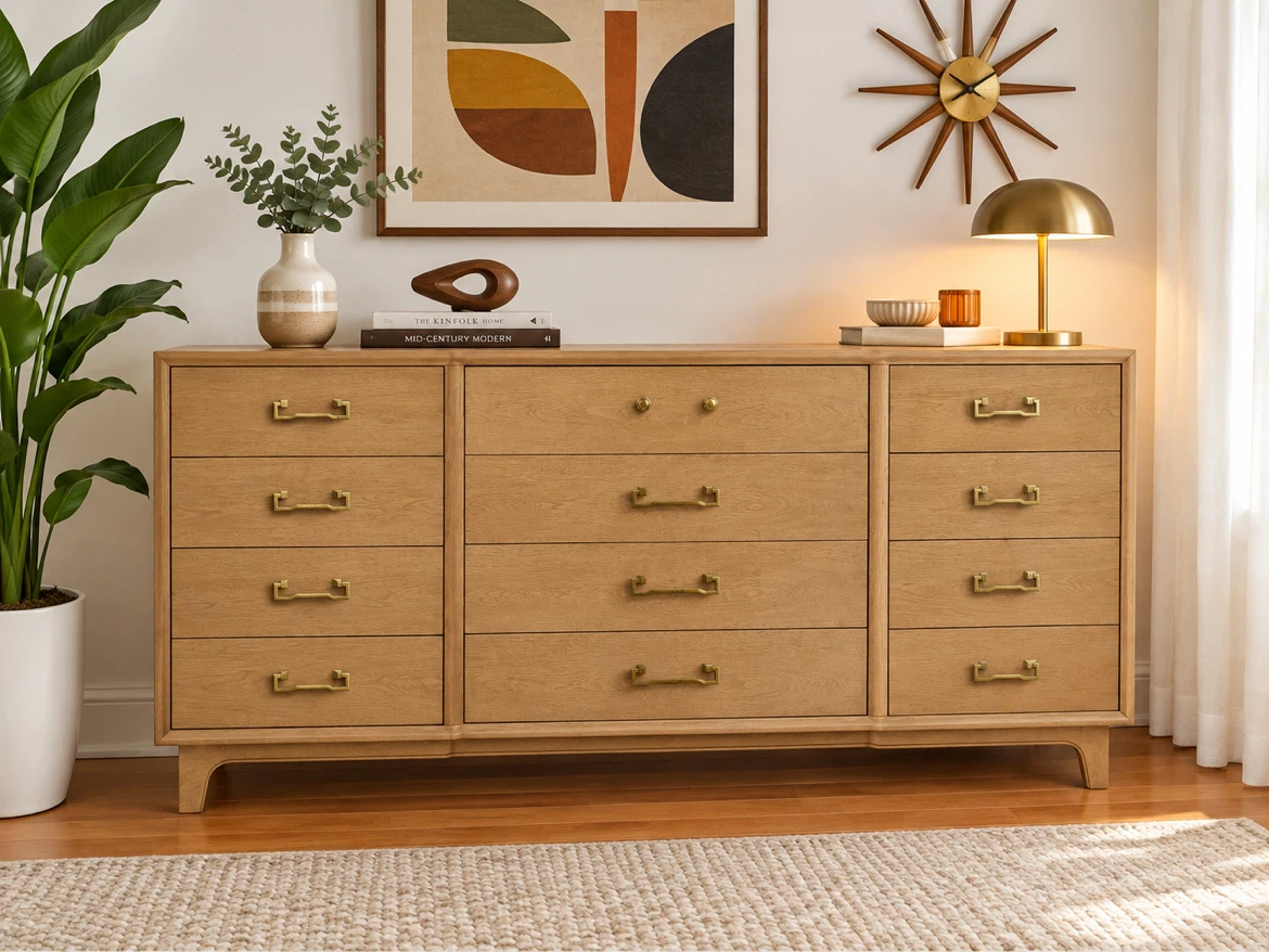 Mid century modern dresser