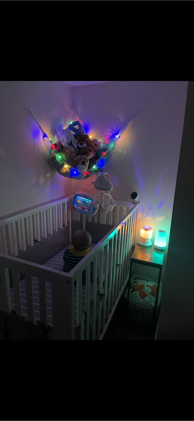 White Portable Folding Crib
