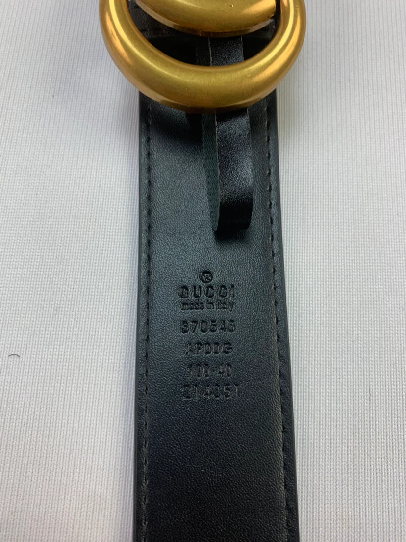 Gucci GG Logo Leather Belt - photo 3