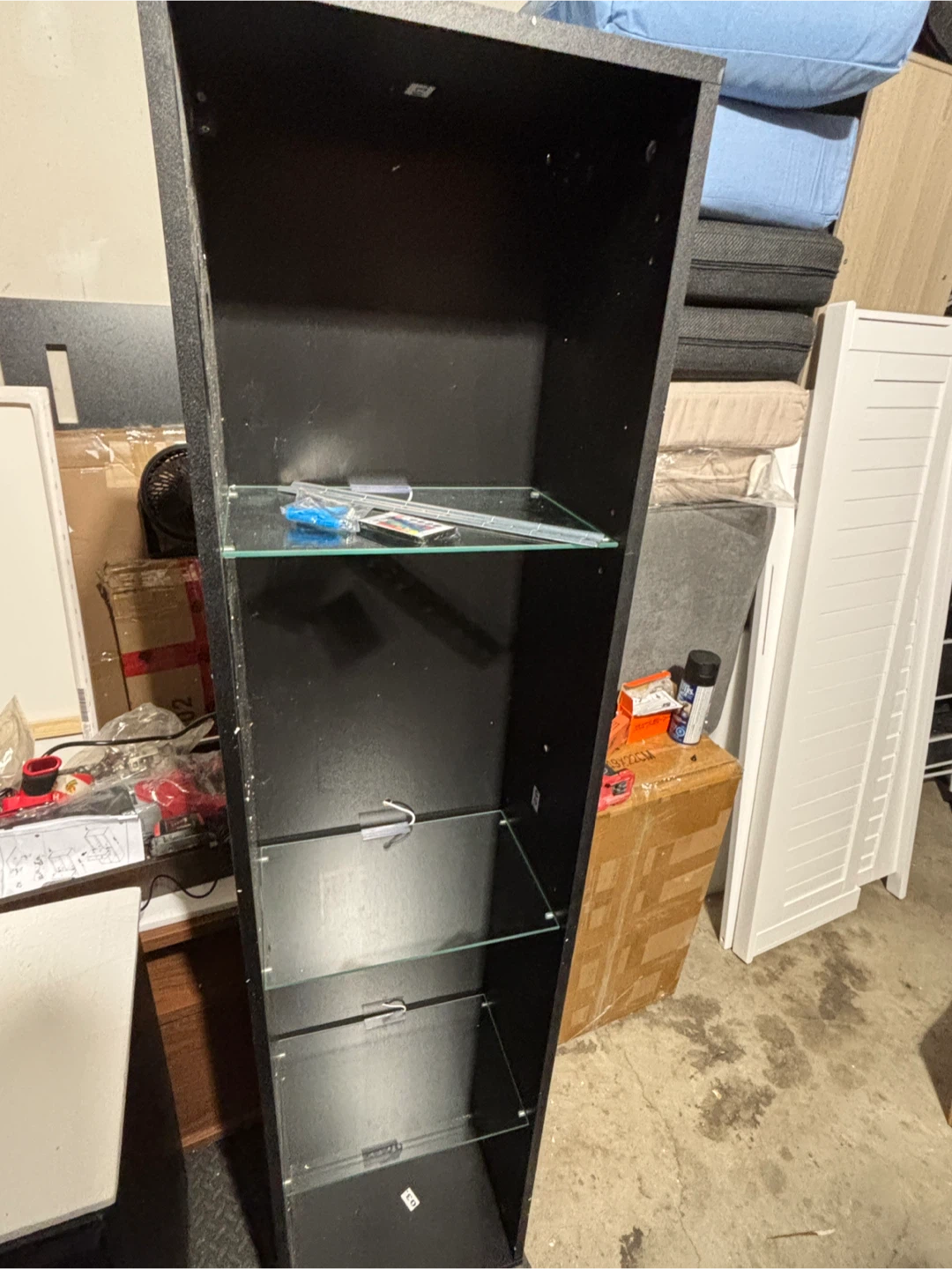 Black LED Display Tower Shelf- AS IS - photo 2