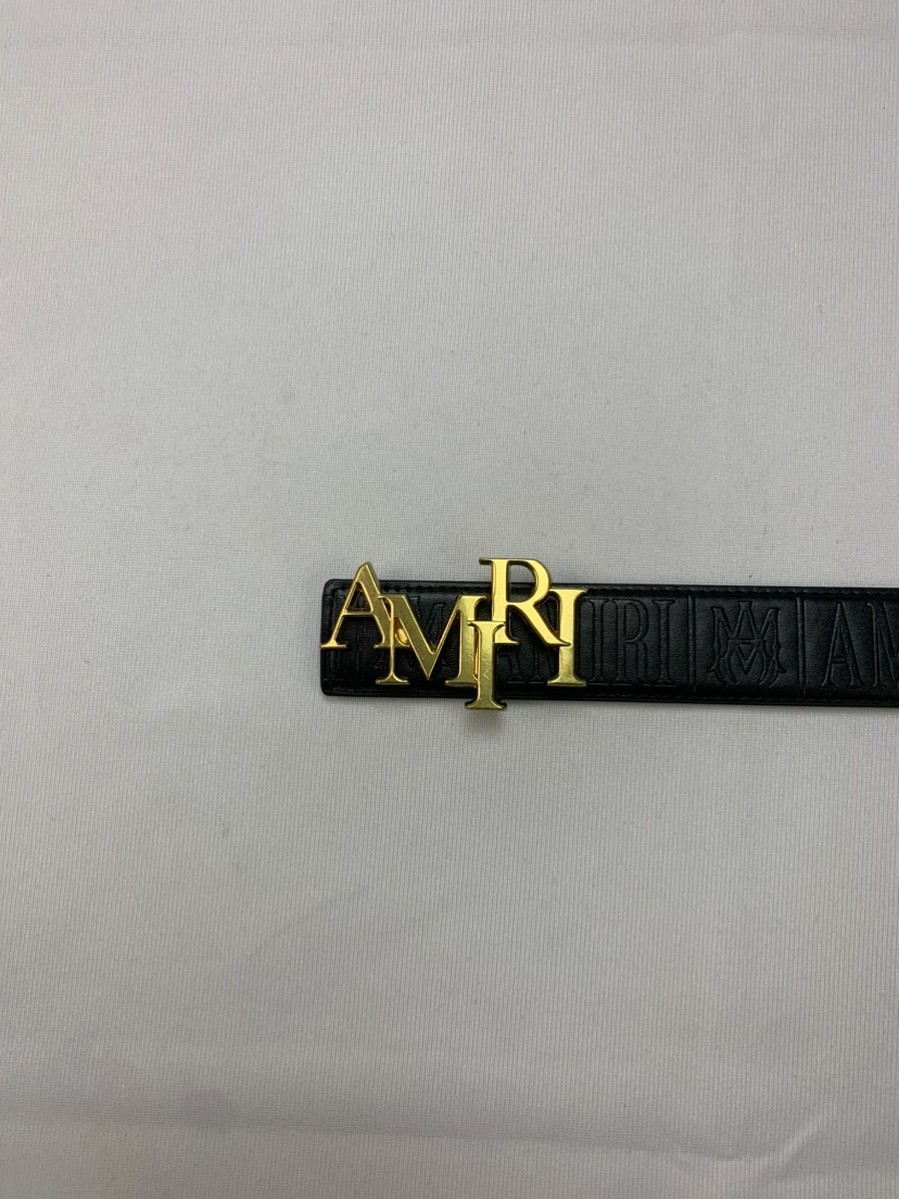 AMIRI black leather belt