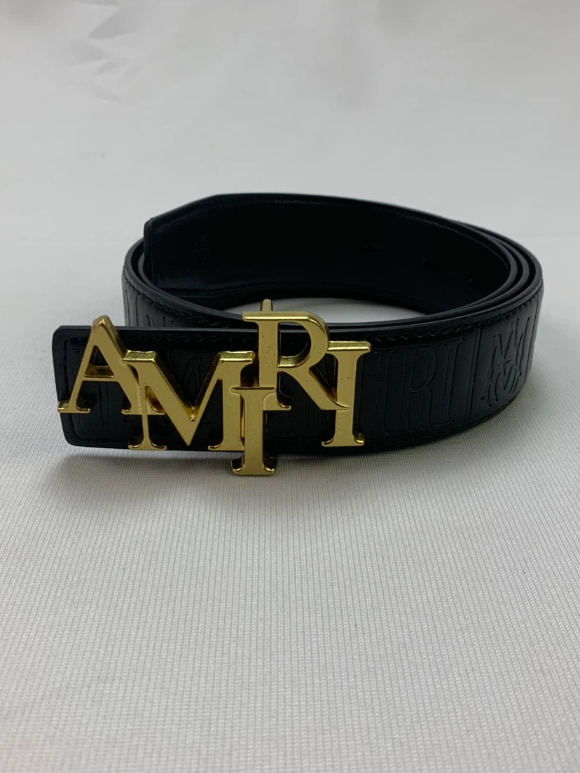 AMIRI black leather belt - photo 2