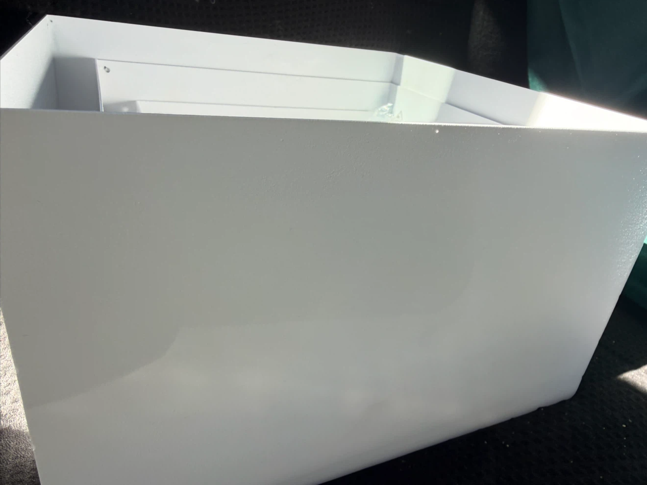 Set of  6 White Buffet Risers Metal - photo 2