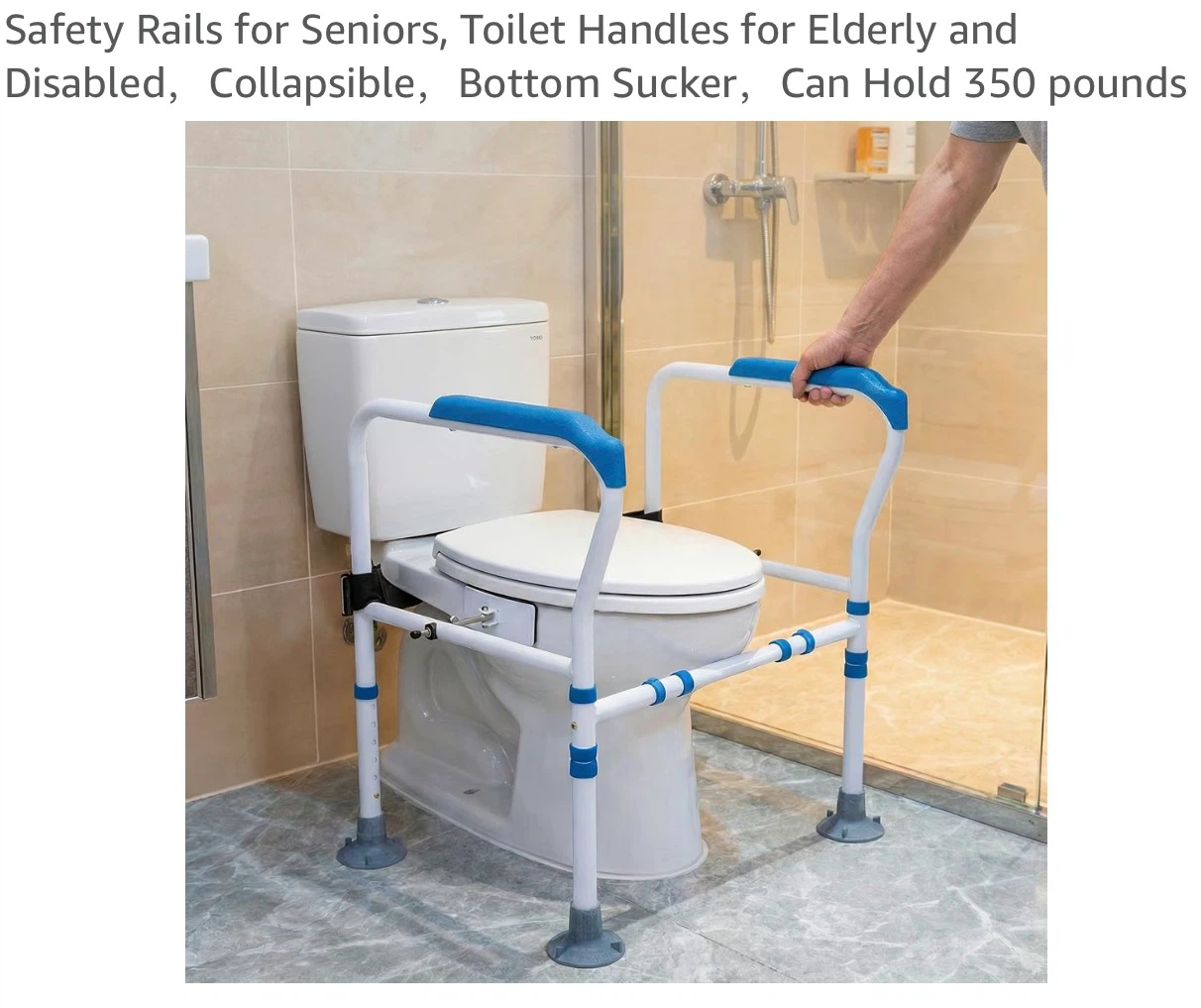 Adjustable Toilet Safety Rails TSR