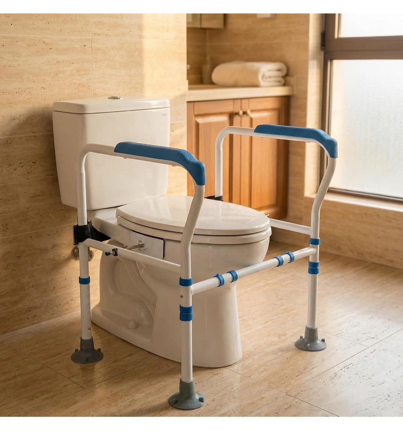 Adjustable Toilet Safety Rails TSR - photo 4