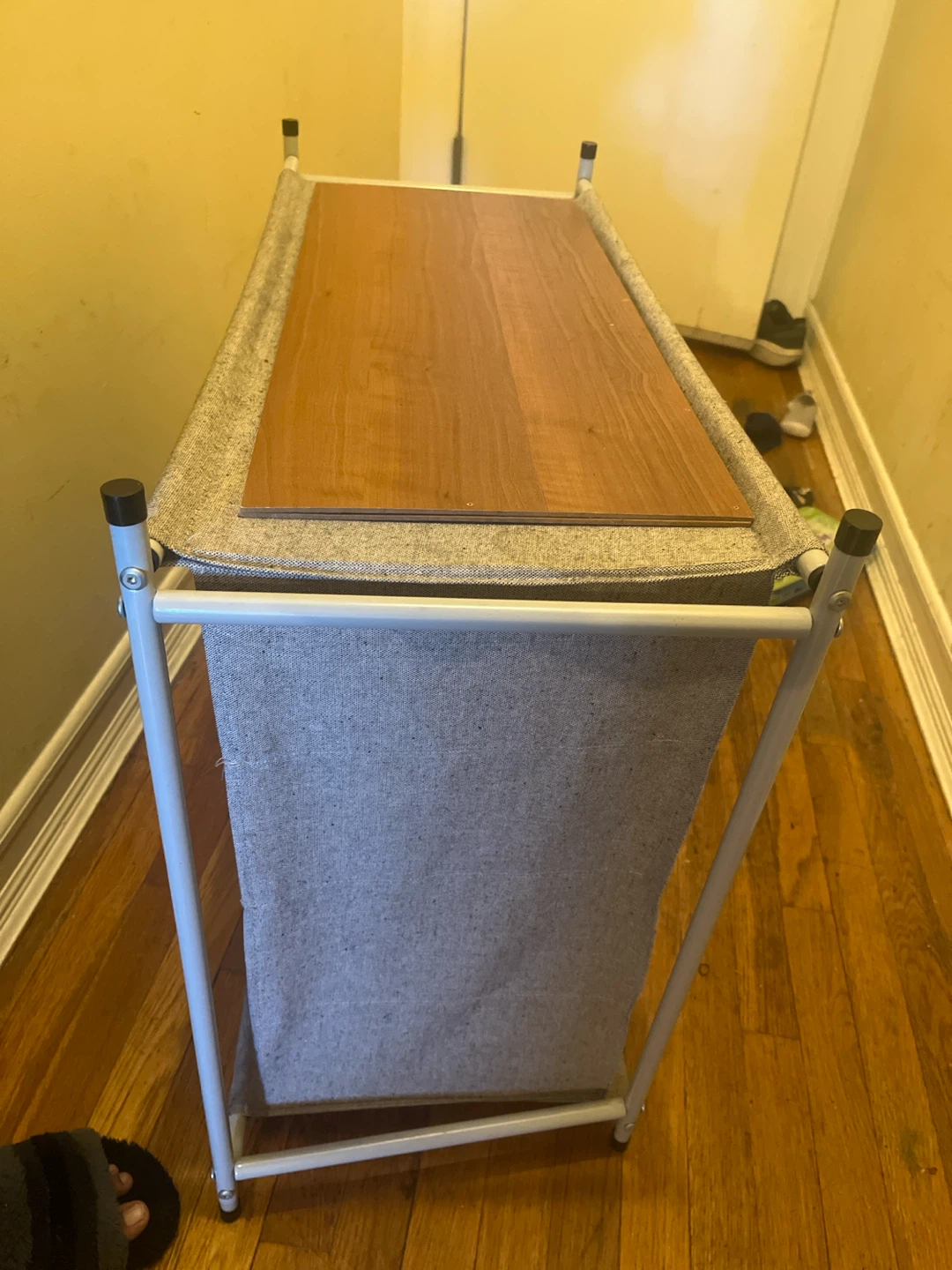 12-Compartment Shoe Rack Organizer and the corner shelf - photo 3