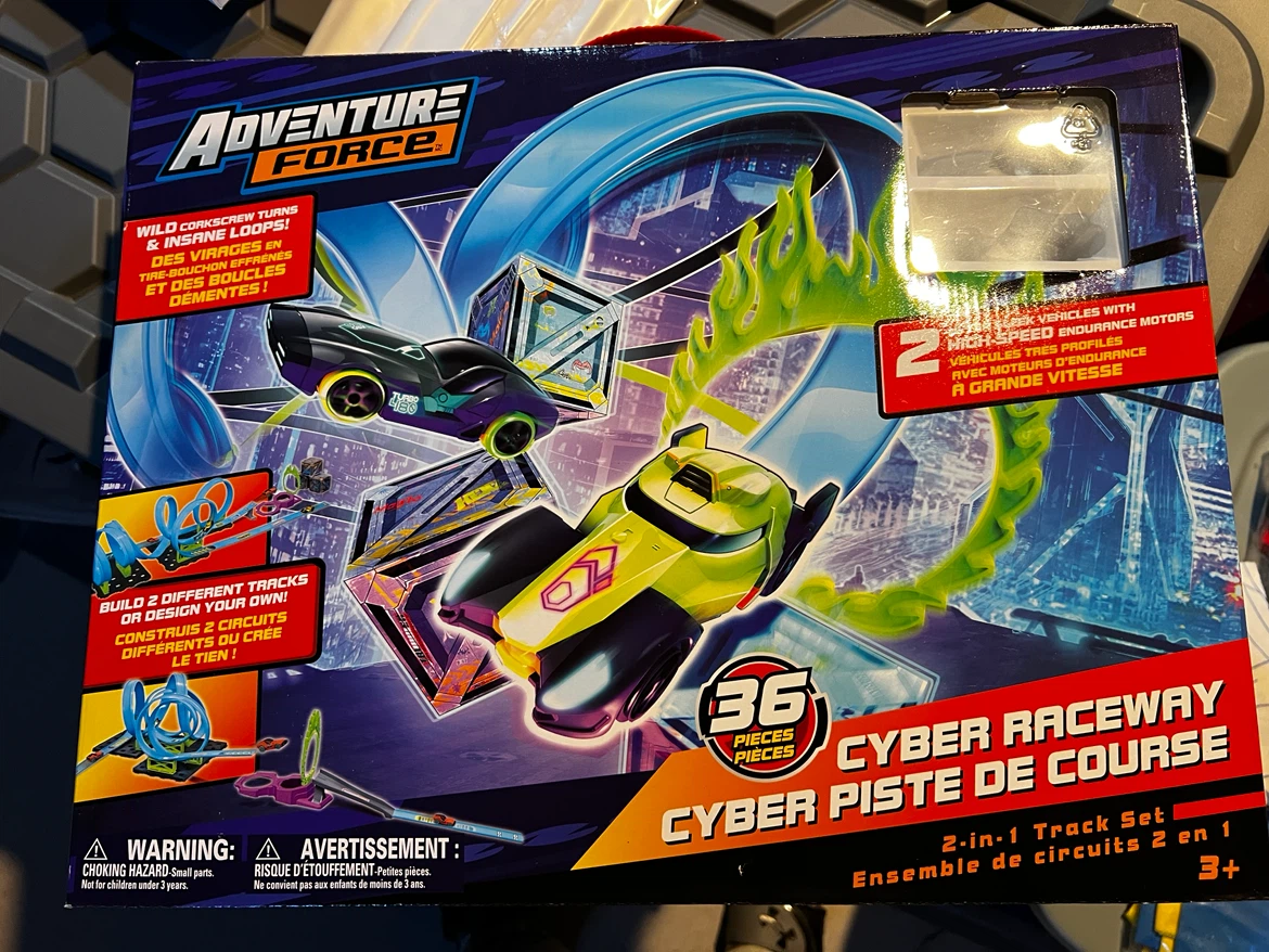 Adventure Force Cyber Raceway 2-in-1 Track Set