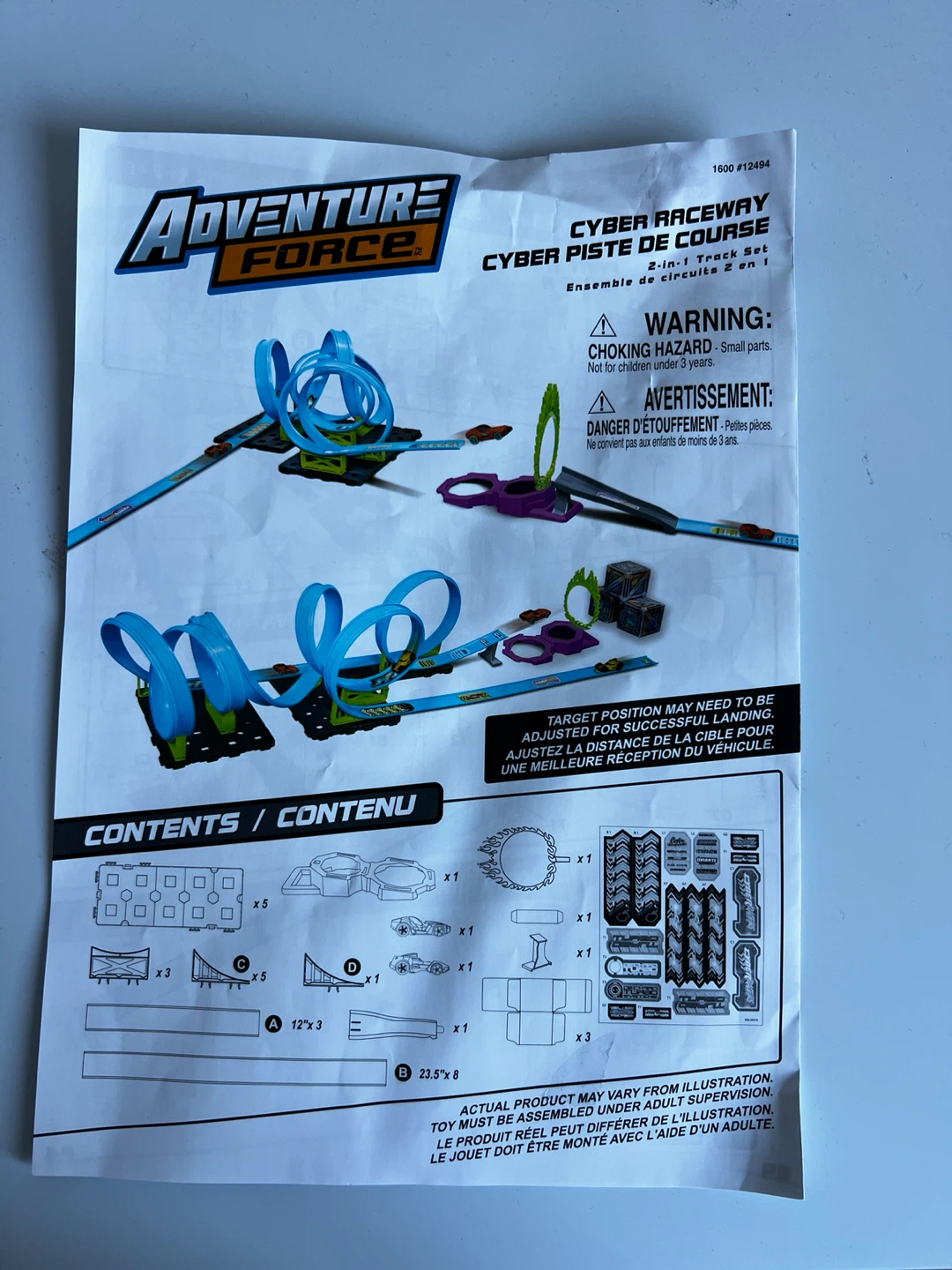 Adventure Force Cyber Raceway 2-in-1 Track Set - photo 2