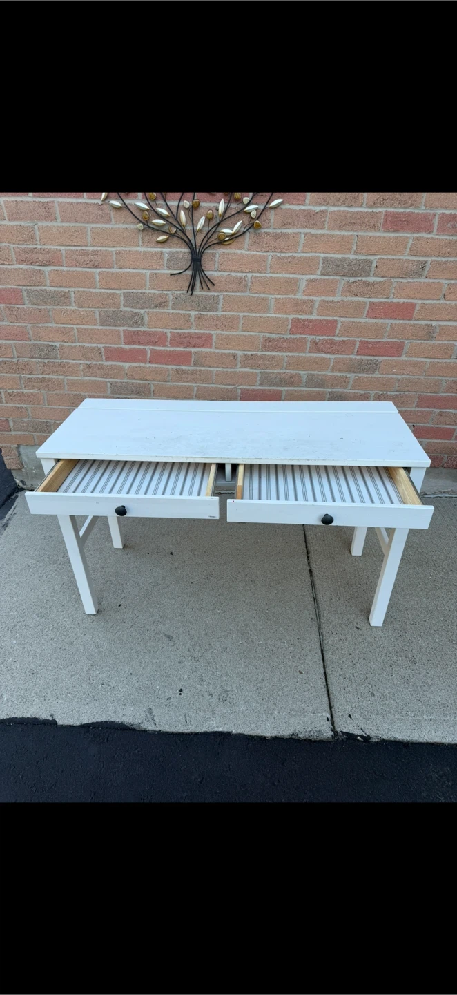 Multi-Use White Desk