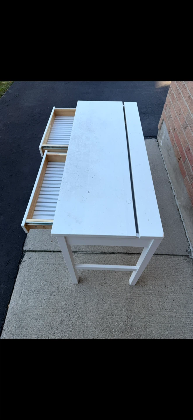 Multi-Use White Desk - photo 5