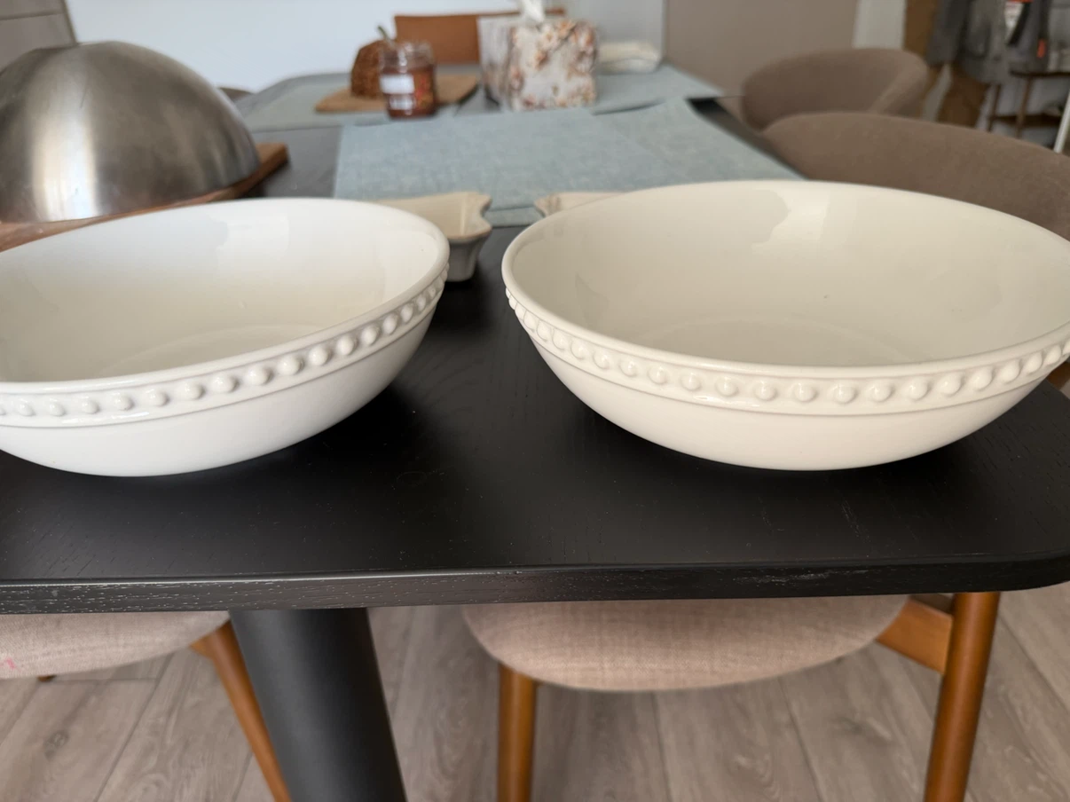 Ceramic Beaded Serving Bowls and Dip Dishes - photo 3