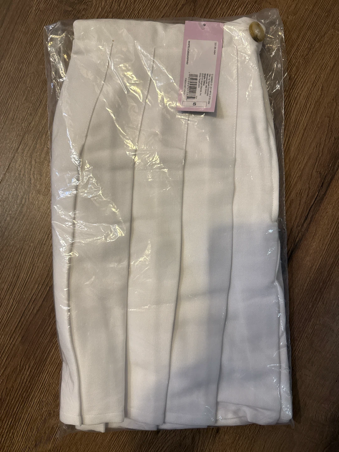 Wild Fable Pleated Mini Skirt White