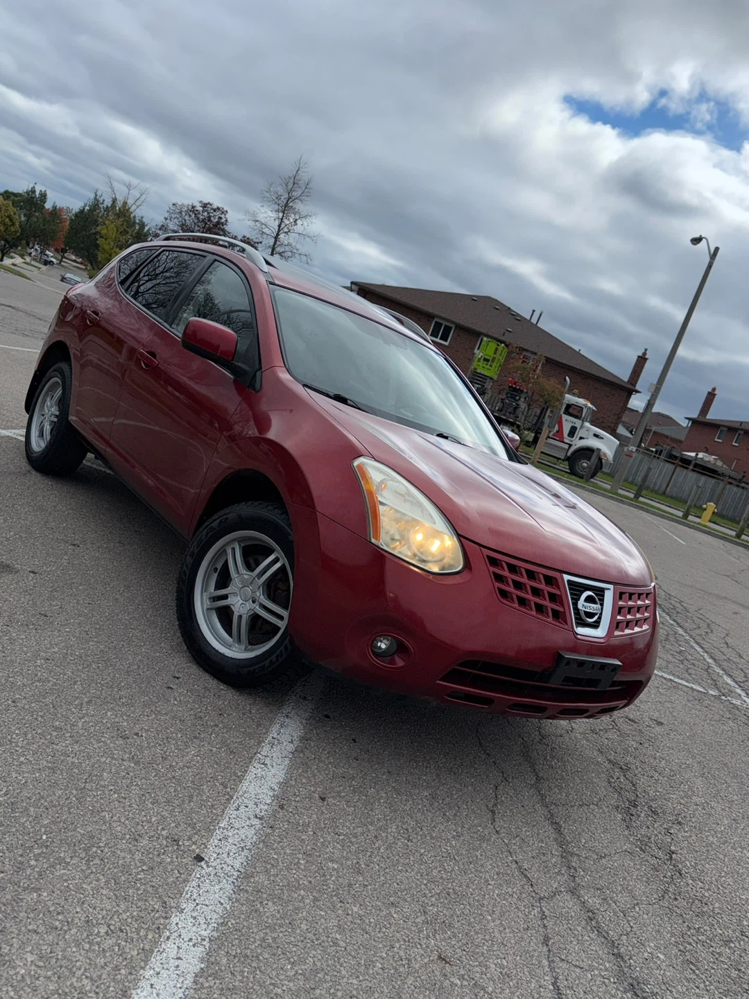Red Nissan Rogue