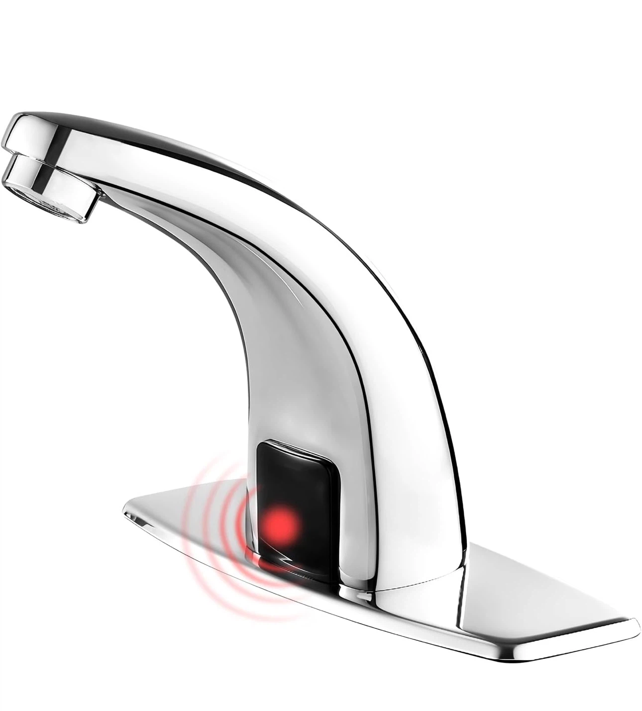 Touchless Bathroom Faucet, Single Hole