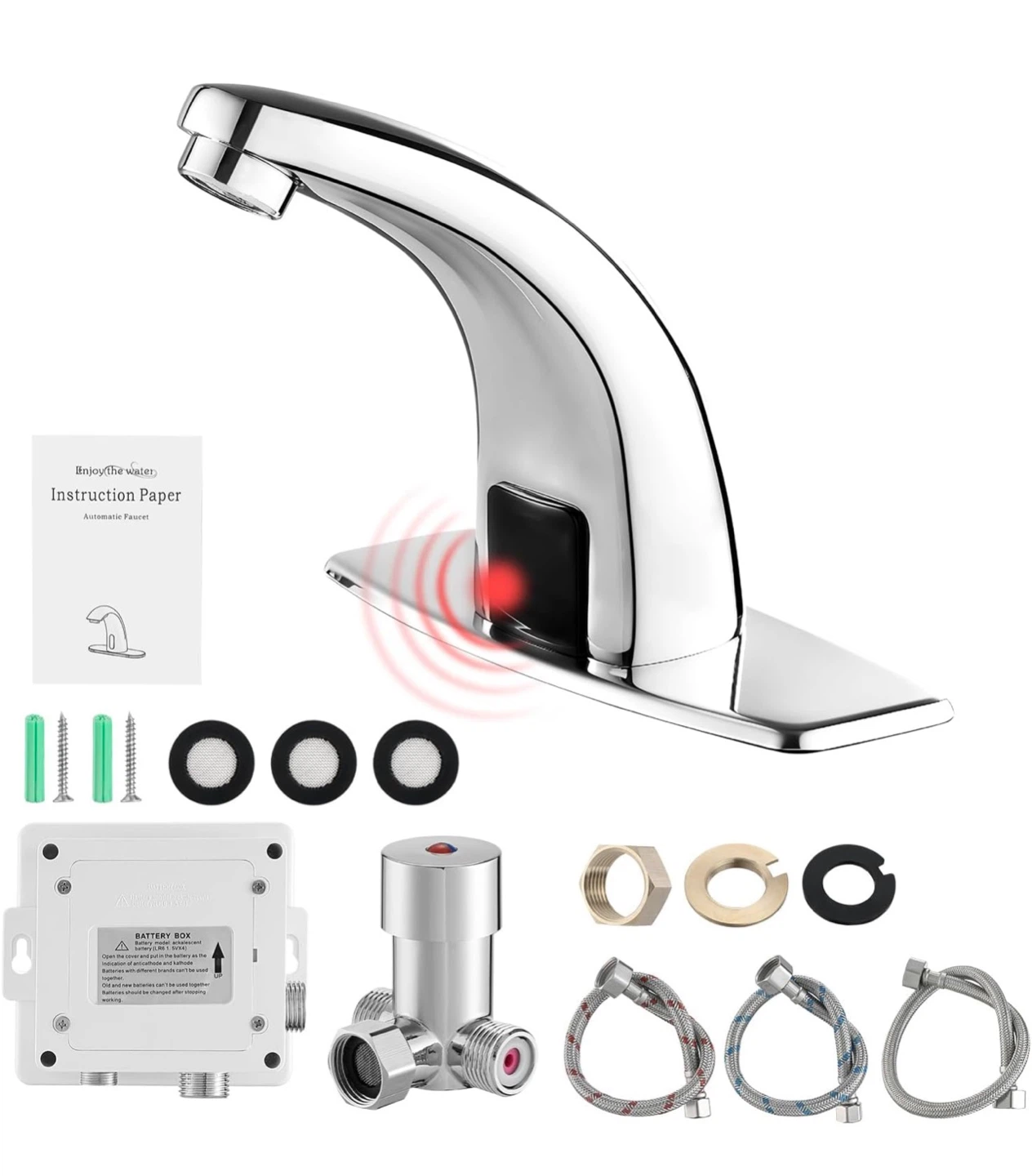 Touchless Bathroom Faucet, Single Hole - photo 2