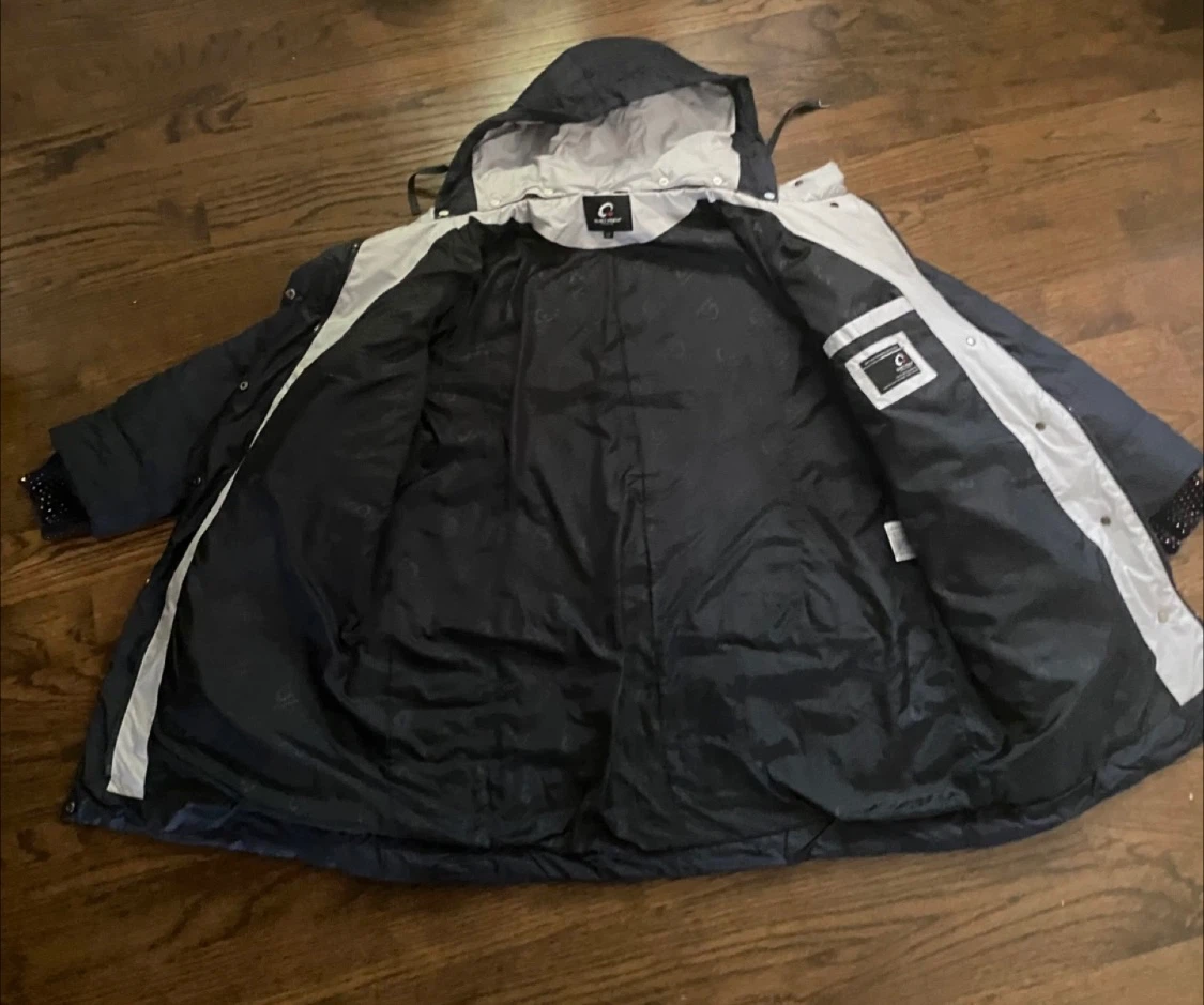 Quiet Poem Navy Quilted Jacket Size XL - photo 2