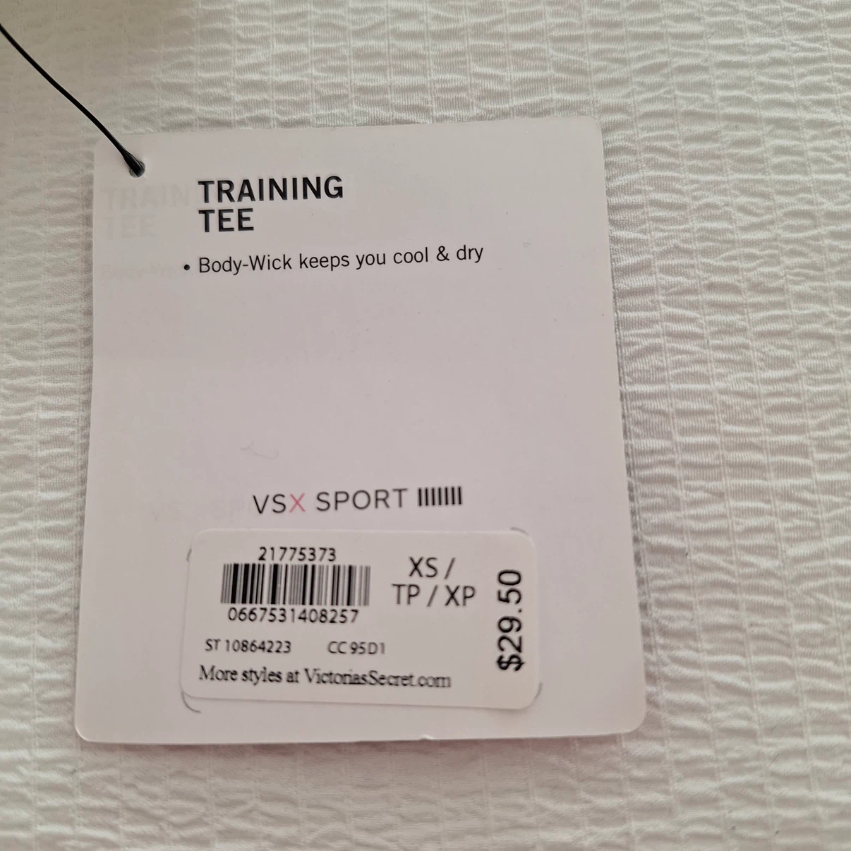 Victoria's Secret VSX Sport White Training Tee - Extra Small - photo 2