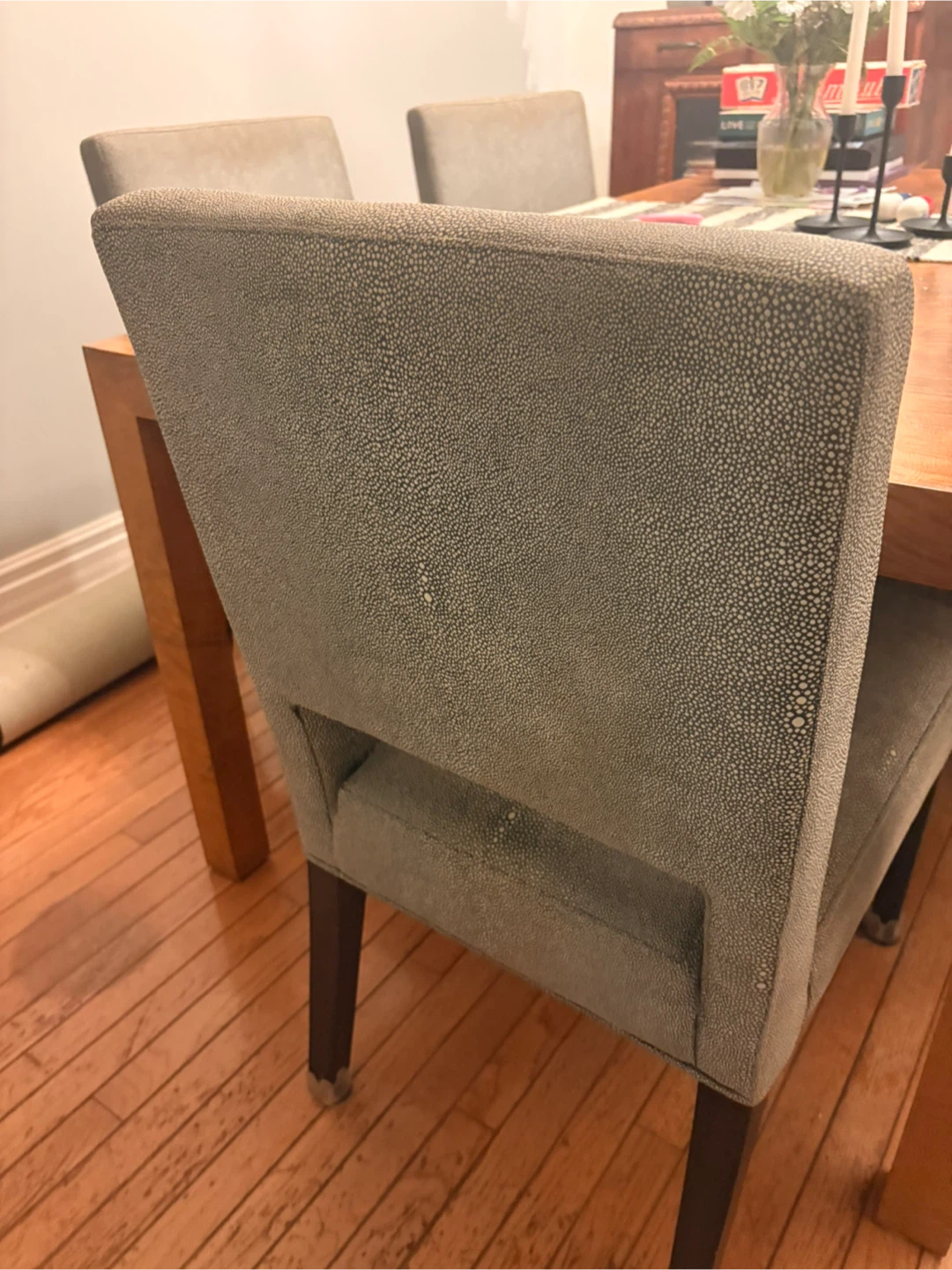 Set of 6 Upholstered Dining Chairs - photo 3