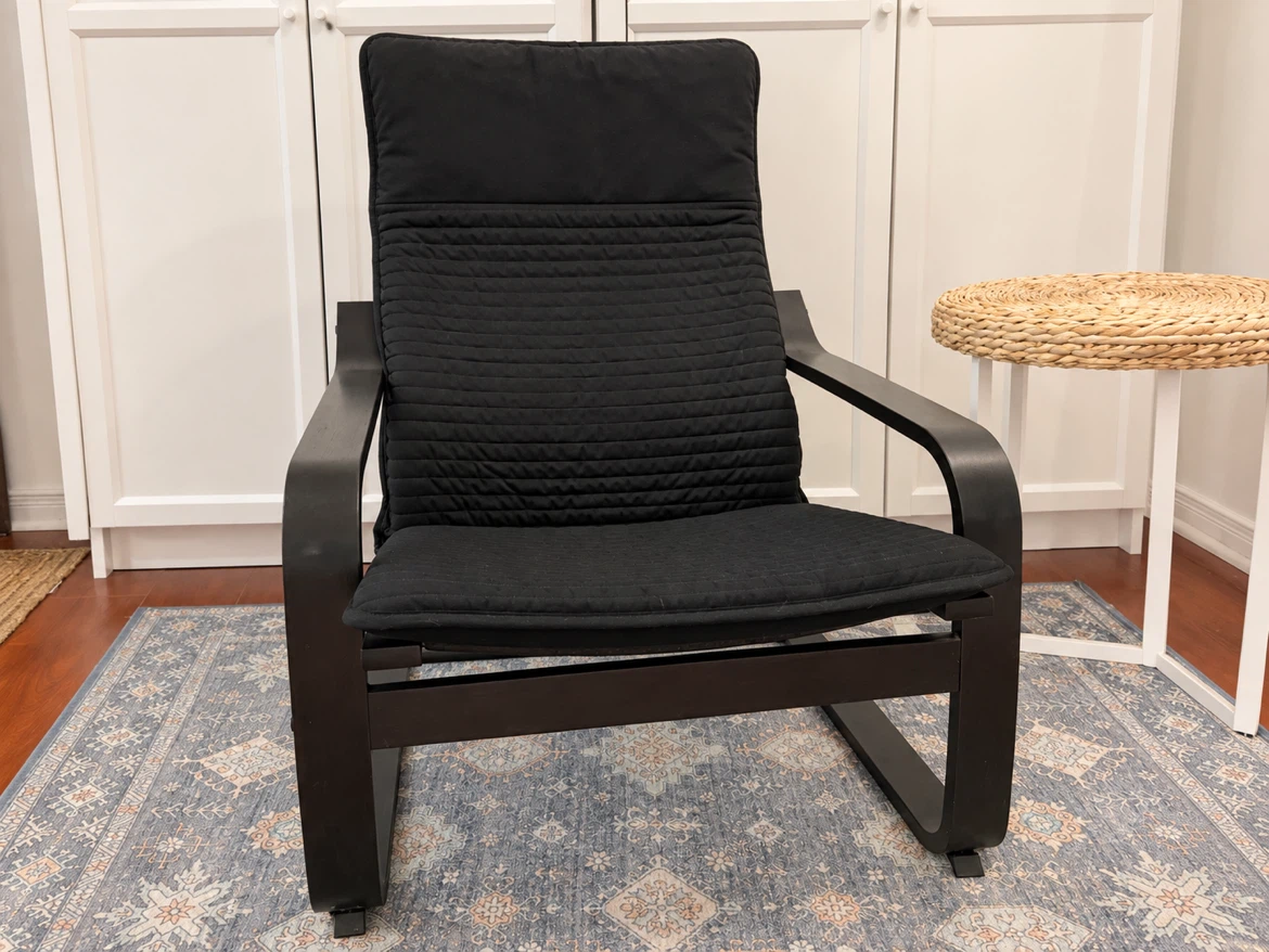 IKEA Black Accent Chair - photo 2
