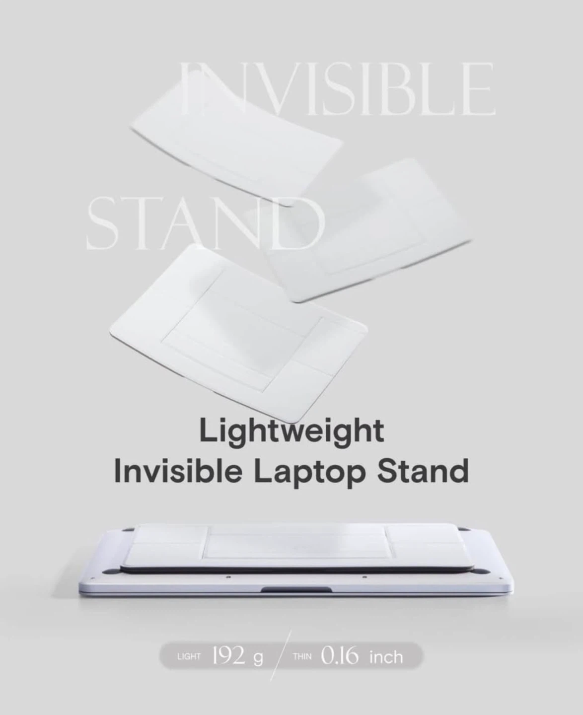 Minimalist Laptop Stand 11-14in. laptop/7-11in. tablet (Black) - photo 5