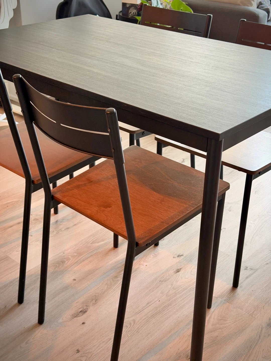 IKEA dining table and four chairs - photo 2