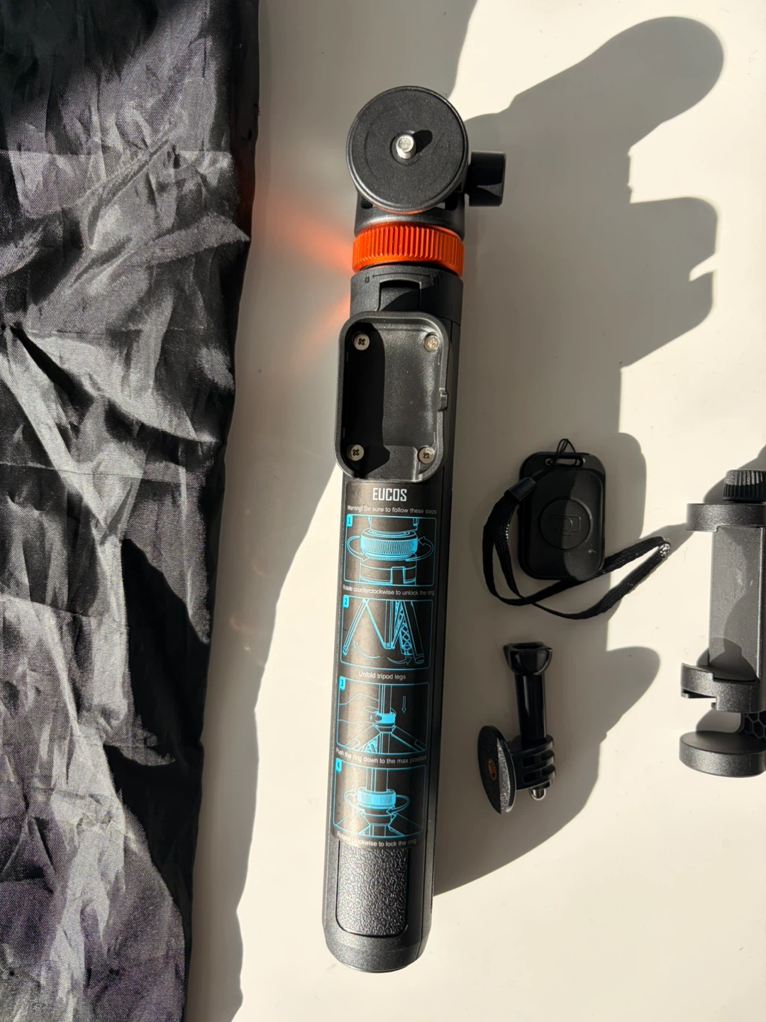 EUCOS 62-inch Phone Tripod and Selfie Stick - photo 3