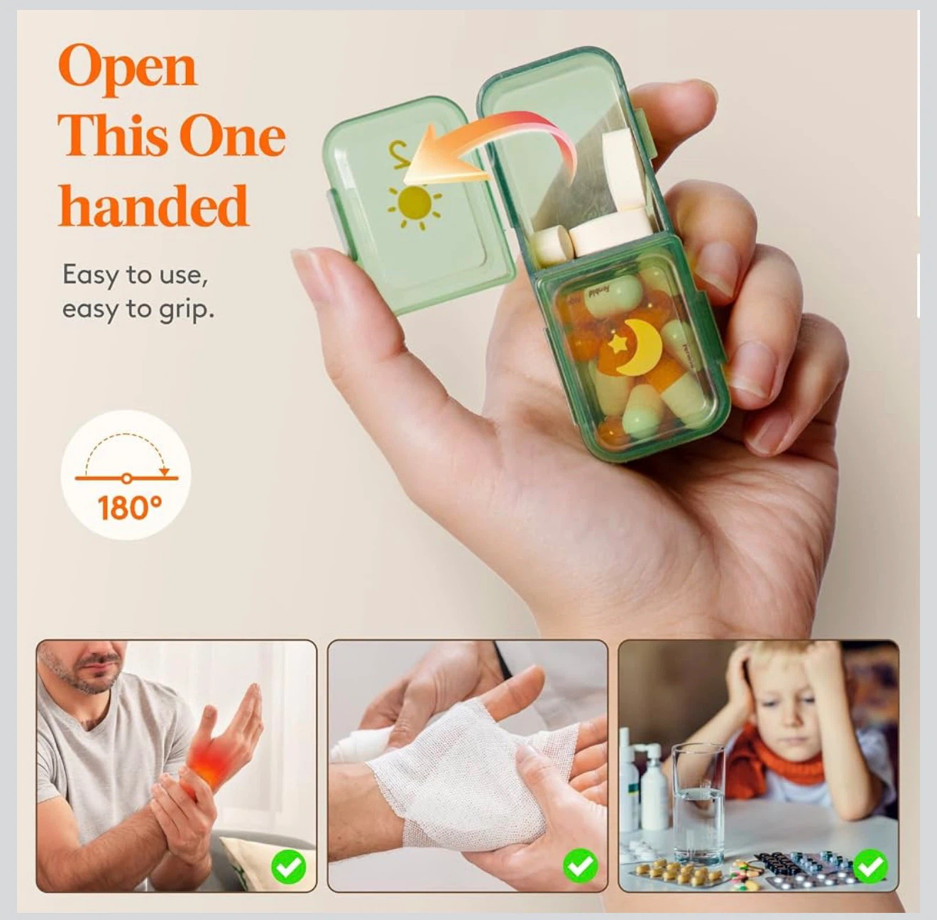 LIFEWIT Pill Organizer (Matte Green) - photo 5